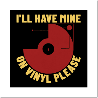 Vintage Audio - Retro LP Vinyl Record And Turntable Art T-Shirt Posters and Art